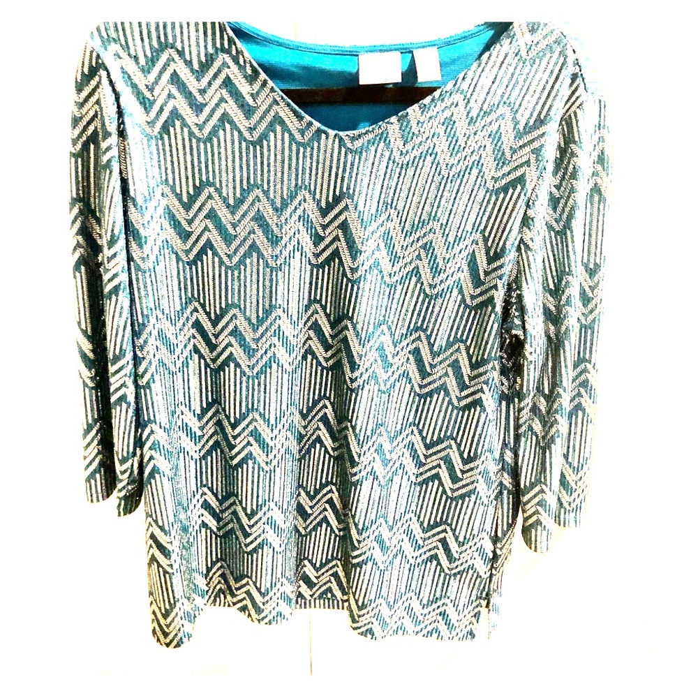 Brand New Sparkly Chico Blouse Festive